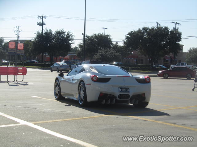 Ferrari 458 Italia spotted in Dallas, Texas