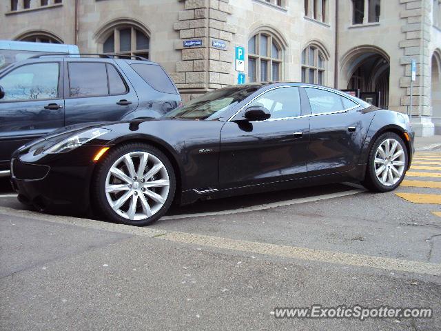 Fisker Karma spotted in Zurich, Switzerland