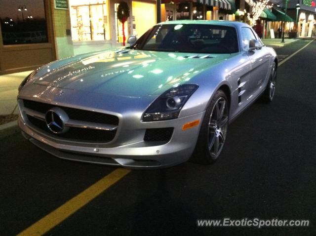 Mercedes SLS AMG spotted in Indianapolis, Indiana