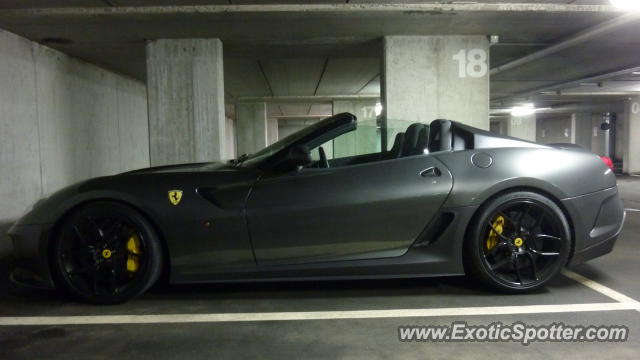 Ferrari 599GTO spotted in Genève, Switzerland