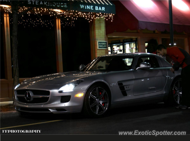 Mercedes SLS AMG spotted in Keystone, Indiana