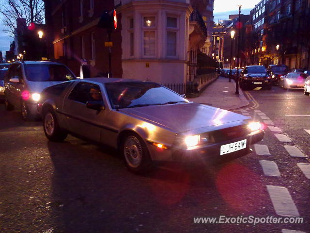 DeLorean DMC-12 spotted in London, United Kingdom