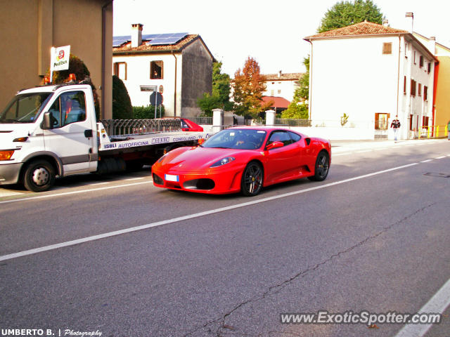 Ferrari F430 spotted in Conegliano, Italy