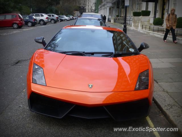 Lamborghini Gallardo spotted in London, United Kingdom