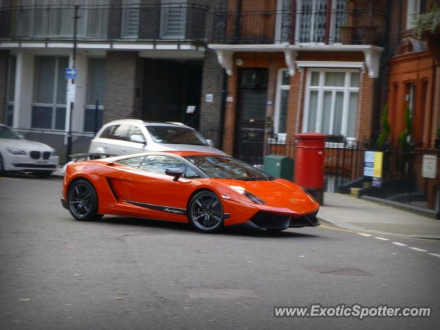 Lamborghini Gallardo spotted in London, United Kingdom