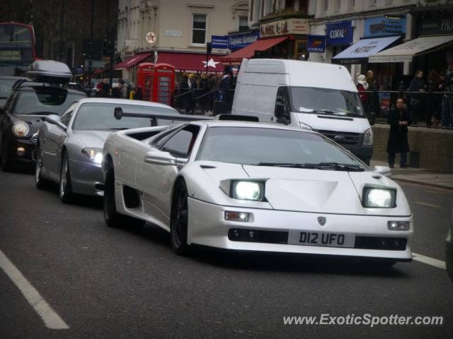 Lamborghini Diablo spotted in London, United Kingdom