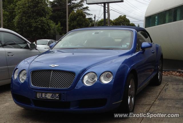 Bentley Continental spotted in Melbourne, Australia