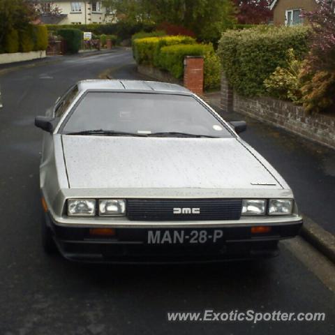 DeLorean DMC-12 spotted in Ramsey, United Kingdom