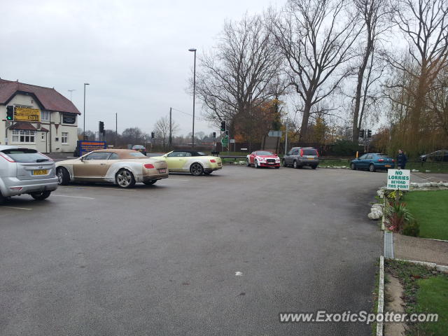 Bentley Continental spotted in Derbyshire, United Kingdom