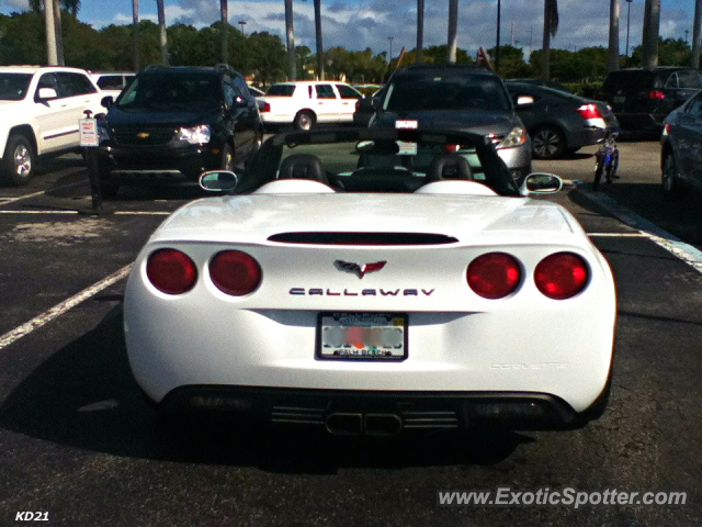 Callaway Z06 spotted in Boca Raton, Florida