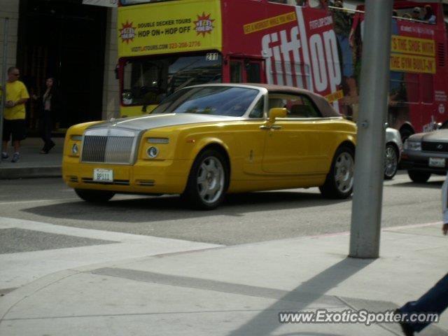 Rolls Royce Phantom spotted in Beverly Hills, California