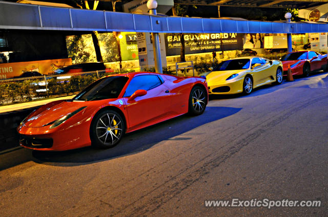 Ferrari 458 Italia spotted in Hard Rock KL, Malaysia