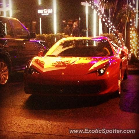 Ferrari 458 Italia spotted in Ft Lauderdale, Florida