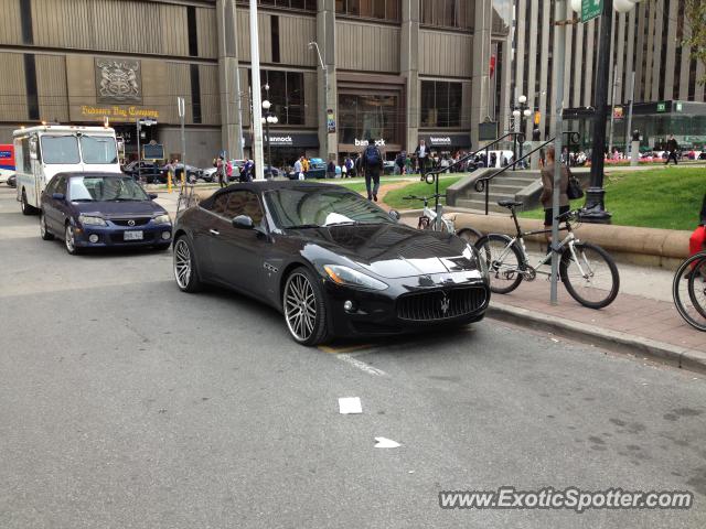 Maserati GranTurismo spotted in Toronto, Ontario, Canada