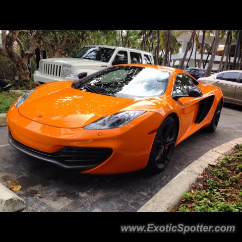 Mclaren MP4-12C spotted in Bal Harbor, Florida