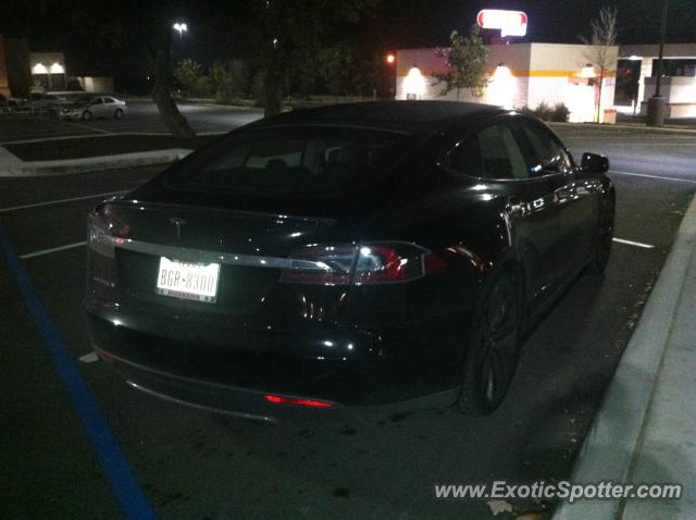Tesla Model S spotted in Boerne, Texas