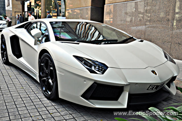 Lamborghini Aventador spotted in Bukit Bintang KL, Malaysia