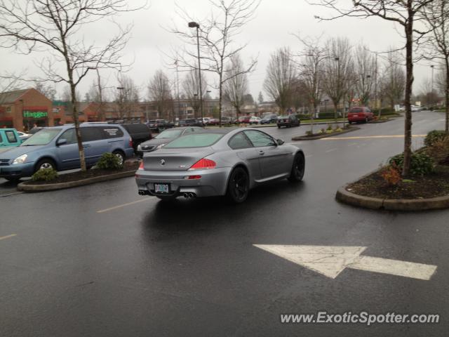 BMW M6 spotted in Tualitin, Oregon