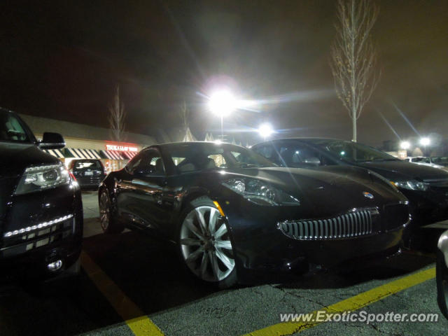 Fisker Karma spotted in Deer Park, Illinois