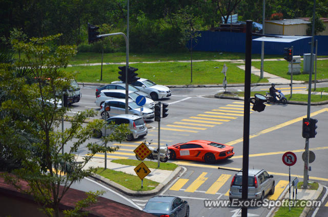 Lamborghini Aventador spotted in Publika, Malaysia