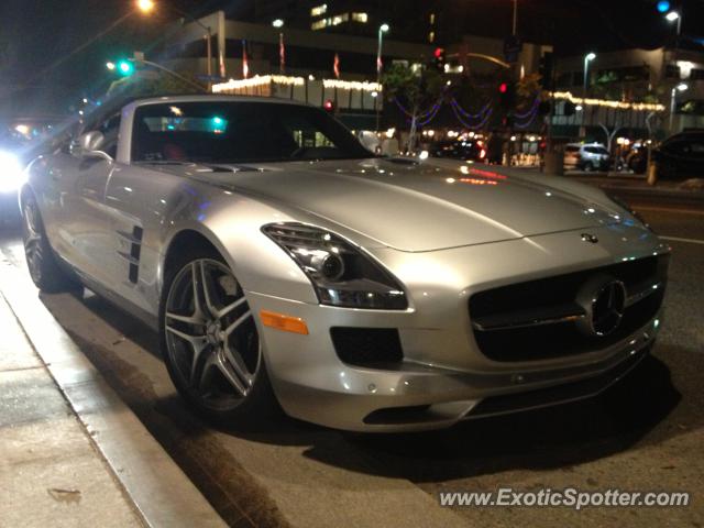 Mercedes SLS AMG spotted in Santa Monica, California