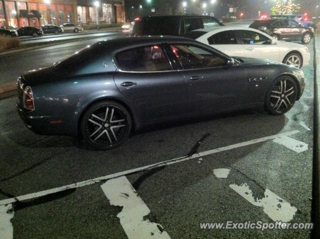 Maserati Quattroporte spotted in Carmel, Indiana