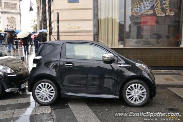 Aston Martin Cygnet spotted in Paris, France