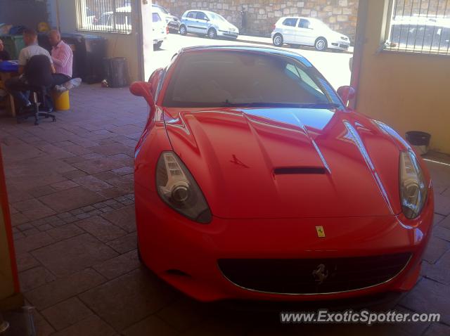 Ferrari California spotted in Cape Town, South Africa