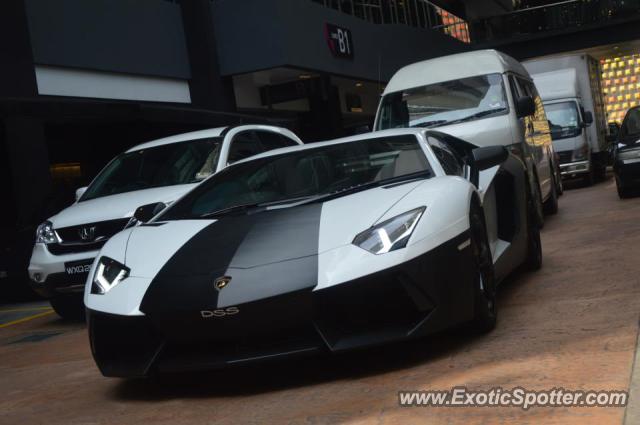 Lamborghini Aventador spotted in Publika, Malaysia