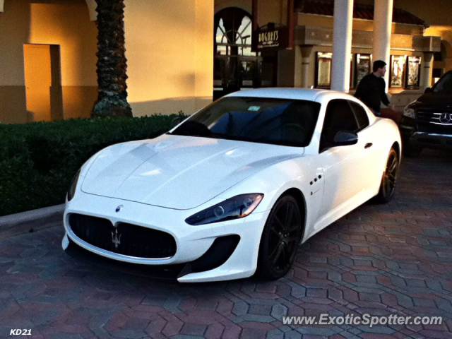 Maserati GranTurismo spotted in Boca Raton, Florida