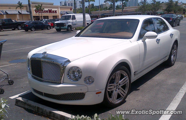 Bentley Mulsanne spotted in Hallandale Beach, Florida