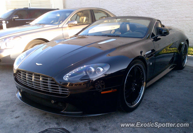 Aston Martin Vantage spotted in Aventura, Florida