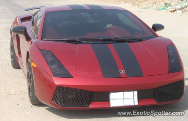 Lamborghini Gallardo spotted in Dubai, United Arab Emirates