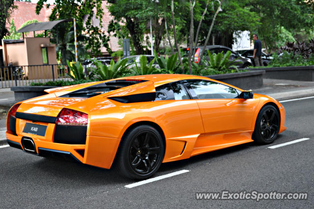 Lamborghini Murcielago spotted in Bukit Bintang KL, Malaysia