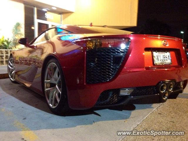 Lexus LFA spotted in Lakeview, Louisiana