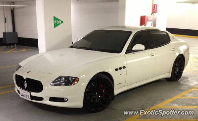 Maserati Quattroporte spotted in Toronto, Canada