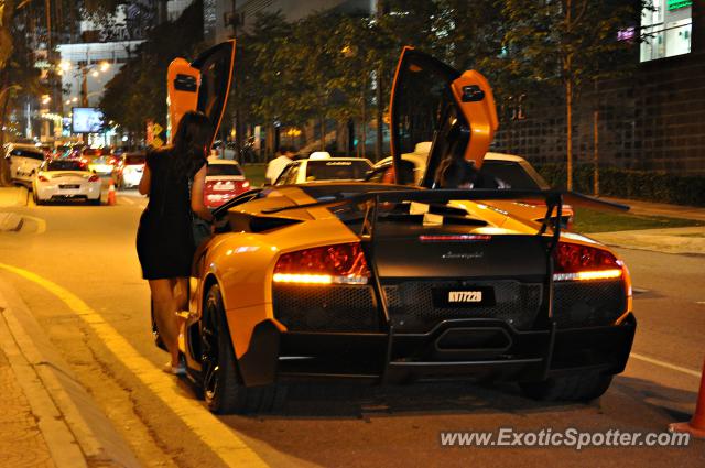 Lamborghini Murcielago spotted in KLCC Twin Tower, Malaysia