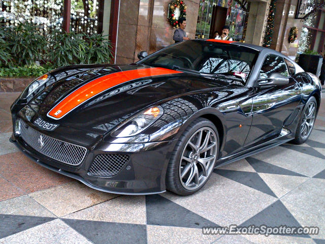 Ferrari 599GTO spotted in Kampung Baru KL, Malaysia