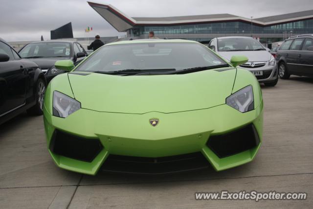 Lamborghini Aventador spotted in Rugeley, United Kingdom