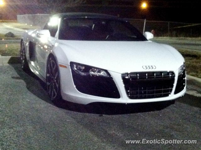 Audi R8 spotted in Westfield, Indiana