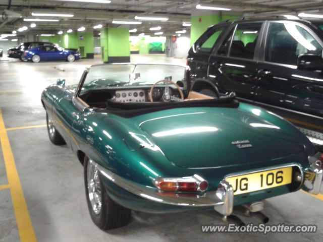 Jaguar E-Type spotted in Hong Kong, China