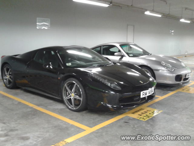Ferrari 458 Italia spotted in Hong Kong, China