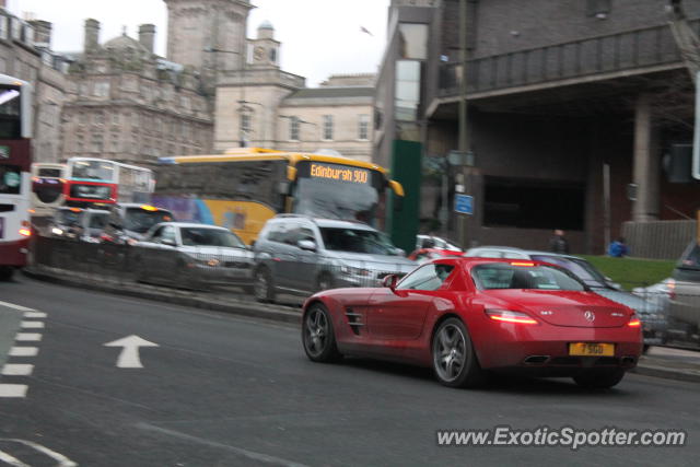 Mercedes SLS AMG spotted in Edinburgh, United Kingdom