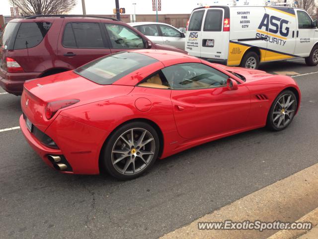 Ferrari California spotted in Alexandria, Virginia