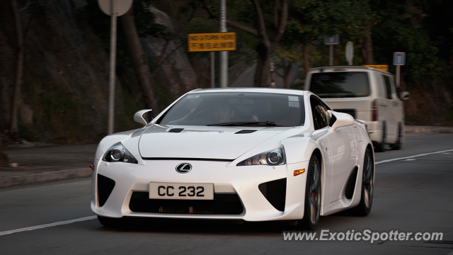 Lexus LFA spotted in Hong Kong, China