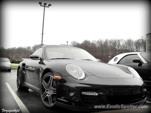 Porsche 911 Turbo spotted in Geist, Indiana