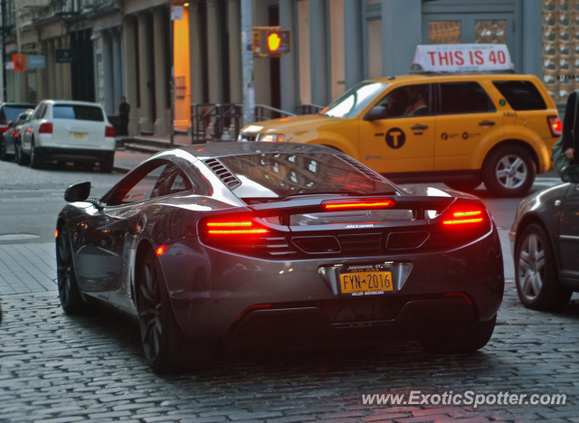 Mclaren MP4-12C spotted in Manhattan, New York