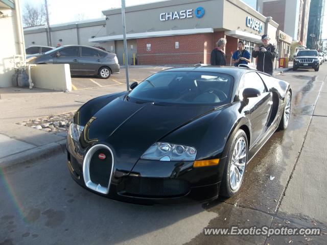 Bugatti Veyron spotted in Denver, Colorado