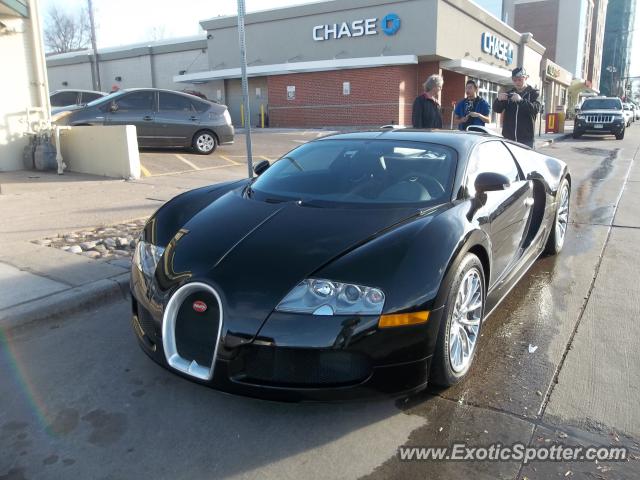 Bugatti Veyron spotted in Denver, Colorado