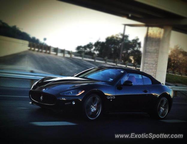 Maserati GranCabrio spotted in Leon Springs, Texas